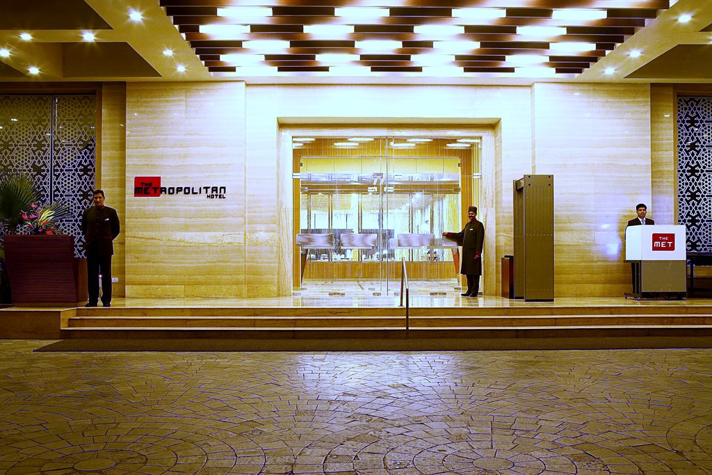 The main entrance from the drive