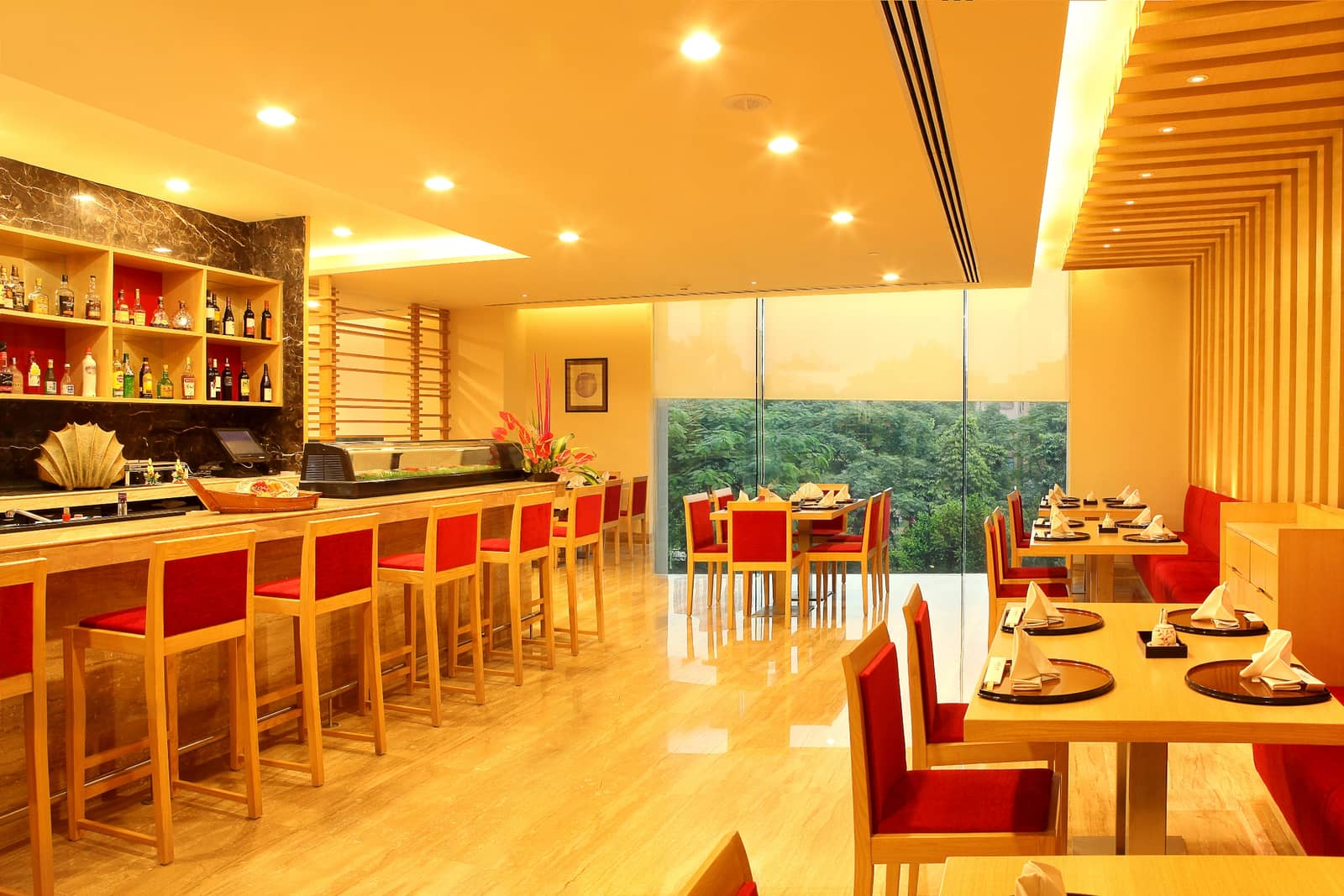 The dining room at Sakura